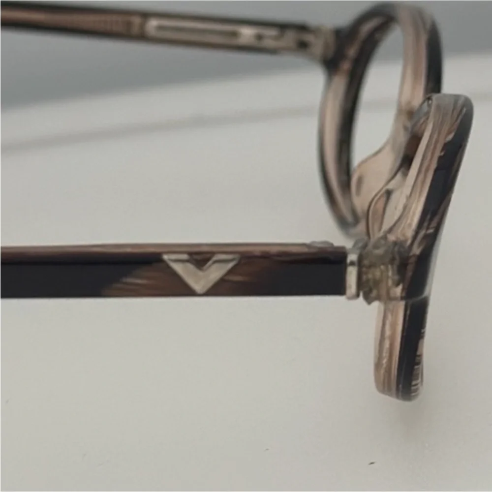 Authentic Valentino luxury designer Tortoise Oval prescription Eyeglasses frames